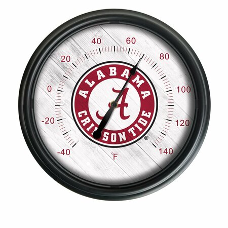 HOLLAND BAR STOOL CO University of Alabama (Script A) Indoor/Outdoor LED Thermometer ODThrm14BK-08AL-A